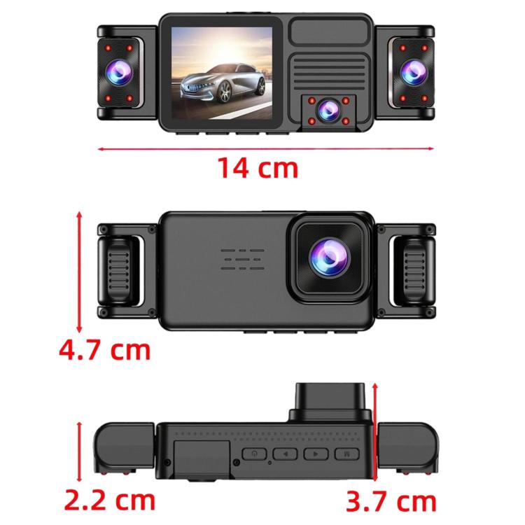 A52 2K HD Infrared Night Vision Dash Cam WIFI Connected Vehicle Camera, Front+Left+Inner+Right, Front+Left+Inner+Right+Rear