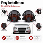 For 2000-2005 Audi A4 / RS4 Fog Lights 8E0941700 / 8E0941699, Left, Right