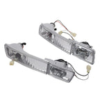 For 1992-1997 Volkswagen Golf / Jetta Front Bumper Crystal Fog Light Kit 1HM941777 / 1HM941778