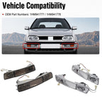 For 1992-1997 Volkswagen Golf / Jetta Front Bumper Crystal Fog Light Kit 1HM941777 / 1HM941778