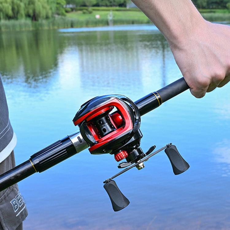 Baitcasting Fishing Reel 7.2:1 Gear Ratio 12-Speed Magnetic Brake System Long Casting Smooth Reel, Plastic Line Cup Blue Left Hand, Plastic Line Cup Blue Right Hand, Plastic Line Cup Red Left Hand, Plastic Line Cup Red Right Hand                       ...
