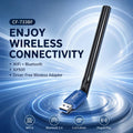 COMFAST CF-733BF WiFi 6 Bluetooth 5.4 USB Adapter AX900 Dual Band Wireless Network Card, CF-733BF