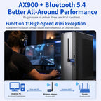 COMFAST CF-733BF WiFi 6 Bluetooth 5.4 USB Adapter AX900 Dual Band Wireless Network Card, CF-733BF