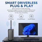 COMFAST CF-733BF WiFi 6 Bluetooth 5.4 USB Adapter AX900 Dual Band Wireless Network Card, CF-733BF