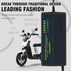 Auto Shut-Off Battery Charger For Electric Scooter & E-Bike EU Plug, 48V 40-45AH, 48V 50-52AH, 48V 58AH, 60V 12-14AH, 60V 20AH, 60V 30-35AH, 60V 40-45AH, 60V 50-52AH, 60V 58AH, 72V 12AH, 72V 20AH, 72V 30-35AH, 72V 40-45AH, 72V 50-52AH, 84V 20AH, 96V 20AH