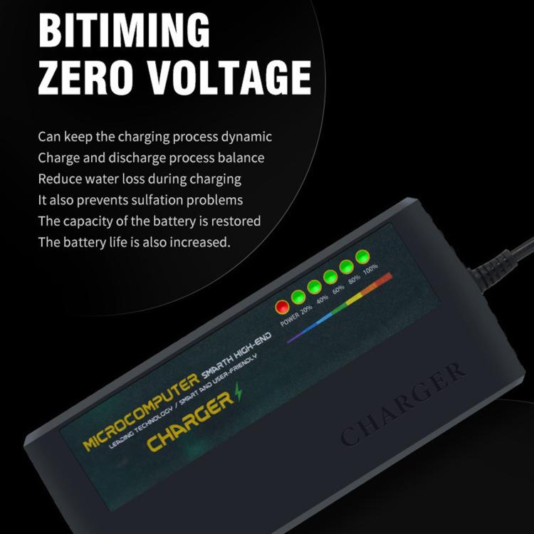 Auto Shut-Off Battery Charger For Electric Scooter & E-Bike EU Plug, 48V 40-45AH, 48V 50-52AH, 48V 58AH, 60V 12-14AH, 60V 20AH, 60V 30-35AH, 60V 40-45AH, 60V 50-52AH, 60V 58AH, 72V 12AH, 72V 20AH, 72V 30-35AH, 72V 40-45AH, 72V 50-52AH, 84V 20AH, 96V 20AH