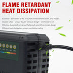 Auto Shut-Off Battery Charger For Electric Scooter & E-Bike EU Plug, 48V 40-45AH, 48V 50-52AH, 48V 58AH, 60V 12-14AH, 60V 20AH, 60V 30-35AH, 60V 40-45AH, 60V 50-52AH, 60V 58AH, 72V 12AH, 72V 20AH, 72V 30-35AH, 72V 40-45AH, 72V 50-52AH, 84V 20AH, 96V 20AH