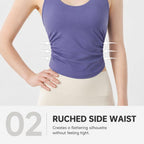 Halter Back Beauty Sports Bra Integrated Fixed Cup Yoga Tank Top, S, M, L, XL