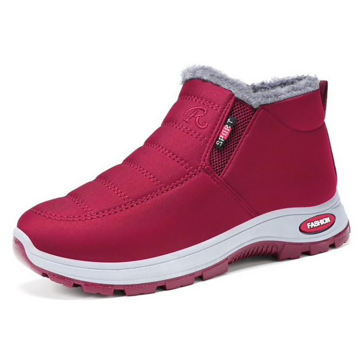 Unisex Slip On Winter Snow Boots Warm Fleece Lined Wide Toe Box Walking Shoes, 35, 36, 37, 38, 39, 40, 41, 42, 43