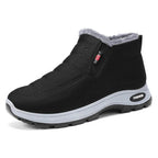 Unisex Slip On Winter Snow Boots Warm Fleece Lined Wide Toe Box Walking Shoes, 44, 45, 46, 47