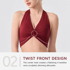 Integrated Shockproof Sports Bra For Fitness Wearable Back Beauty Yoga Top, S, M, L, XL