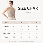 Women Integrated Square Neck Sports Tank Top Wide Strap Shock Absorbing Yoga Wear For Running, S, M, L, XL
