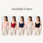 Women Sexy Backless Cami Yoga Top Summer Outer Wear Sports Vest With Padded Cups, S, M, L, XL