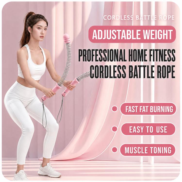 Multifunctional Cordless Battle Rope For Arm Training Home Fitness Equipment For Men & Women