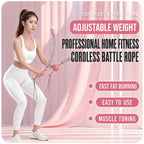 Multifunctional Cordless Battle Rope For Arm Training Home Fitness Equipment For Men & Women