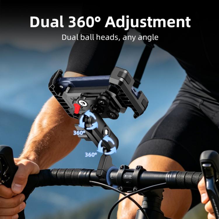 Motorcycle Bicycle Shock-absorbing Adjustable Mobile Phone Holder