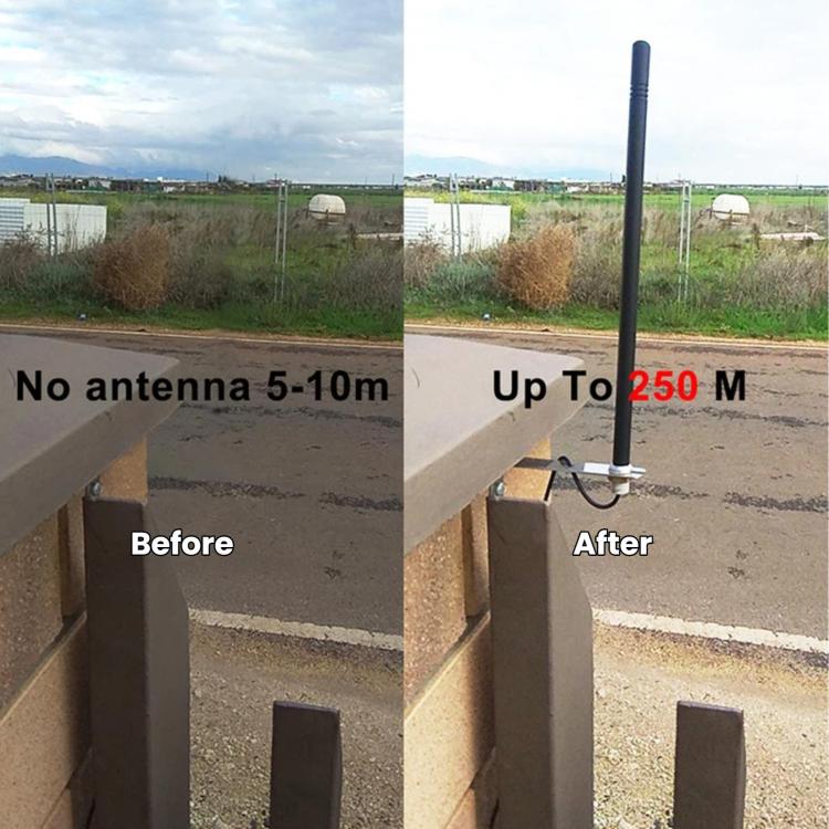 433MHz Outdoor Antenna For Garage Door Remote Controls, Length 2m, Length 3m