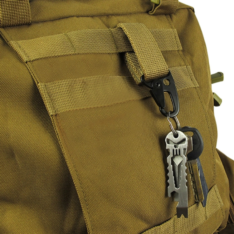 2PCS Outdoor Camping  Carabiner Backpack Hooks Olecranon Molle Hook Survival Gear EDC Nylon Keychain Clasp