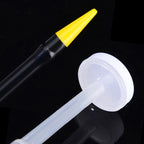 250cc Transparent High Pressure Pump Oiler Lubrication Oil Can Plastic Machine Oiler Grease 245mm Length flex Gun, 245mm Length flex Gun