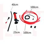 Manual Oil Pumping Pipe for Car Oil Transfering Oiling pumping Liquid Water Chemical Transfer Inflatable Pump, Manual Oil Pumping Pip