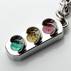 3D Keyfob Keychain Traffic Signal Lamp Classic Key Rings Car Key Chain, Traffic Signal Lamp Shape