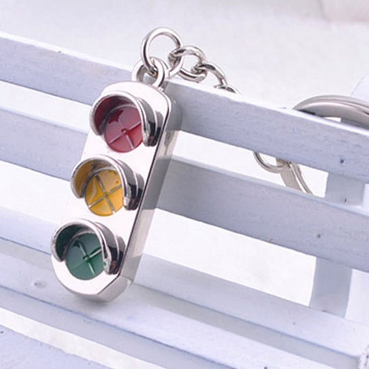 3D Keyfob Keychain Traffic Signal Lamp Classic Key Rings Car Key Chain, Traffic Signal Lamp Shape