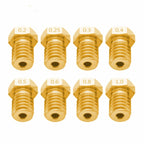 8 PCS Bugatti 3D Printer Accessories E3D-V5 V6 Nozzle M6 Thread Consumables Hot Nozzle, 1.75/0.2mm, 1.75/0.25mm, 1.75/0.3mm, 1.75/0.35mm, 1.75/0.4mm, 1.75/0.5mm, 1.75/0.6mm, 1.75/0.8mm, 1.75/1.0mm, 3/0.2mm, 3/0.3mm, 3/0.4mm, 3/0.5mm, 3/0.6mm, 3/0.8mm  ...