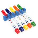 5 PCS/Set Children Colorful Water Flutes Bath Tub Tunes Toys Fun Music Sounds Baby Shower Bath Toy, Colorful Water Bath Toy