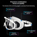 Liquid Silicone Swimming Equipment HD Anti-fog Comfortable Electroplated Swimming Goggles, Liquid Silicone Swimming Goggles(White Transparent), Liquid Silicone Swimming Goggles(Black Transparent), Liquid Silicone Swimming Goggles(White Gold Plated)    ...
