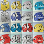 Ear Protection Small Fish Pattern Diving Cap Children Silicone Swimming Cap, Small Fish Swimming Cap(A), Small Fish Swimming Cap(B), Small Fish Swimming Cap(C), Small Fish Swimming Cap(D), Small Fish Swimming Cap(E), Small Fish Swimming Cap(F)         ...