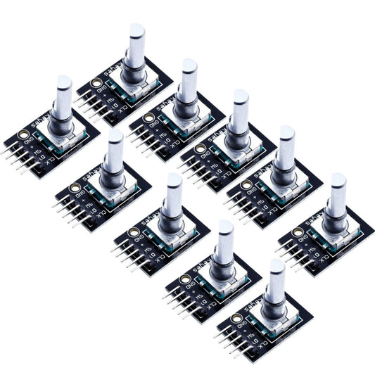 10 PCS KY-040 360 Degree Rotary Encoder Module, 10 PCS