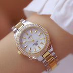 BS beesister FA1258 Women Round Case Diamond Alloy Strap Watch