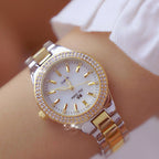 BS beesister FA1258 Women Round Case Diamond Alloy Strap Watch