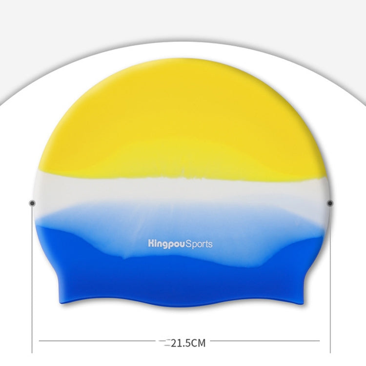KingpouSports K9002 5 in 1 Children Anti-fog Diving Swimming Goggles + Swimming Cap + Nose Clip + Earplugs + Mirror Buckle Set, KingpouSports K9002 (Blue Fish), KingpouSports K9002 (Orange Starfish)
