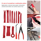 13 PCS Car Audio Disassembly Modification Tool Interior Door Panel Disassembly Screwdriver Installation Soundproof Repair Tool, 13 In 1