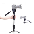 YUNTENG VCT-288RM SLR Camera Monopod Camera Support Foot Hydraulic Head Professional Photography Stand, Max Height: 1.48m, VCT-288RM