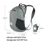 Naturehike Ultra-light Portable Outdoor Waterproof Bag Travel Double Shoulder Foldable Backpack, 18L, 22L