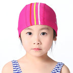 1101 Middle Age Children Deepen Summer Sun Protection Swimming Caps, 1101 (Purple), 1101 (Rose Red), 1101 (Yellow), 1101 (Pink)
