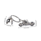 Classic 3D Simulation Model Of Motorcycle Motorcycle Helmet Charms Creation Alloy Key Chain Key Holder Car Key, Motorcycle Shape