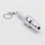 2 PCS Casual LED Key Chain Spark Plug Key Chain Keychain Car Parts Keyring Car Styling Accessories Decoration, Spark Plug Shape