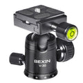 BEXIN 360 Degree Rotation Aluminum Alloy Tripod 30mm Ball Head with Quick Release Plate, 360 Degree Rotation
