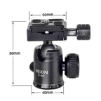 BEXIN 360 Degree Rotation Aluminum Alloy Tripod 30mm Ball Head with Quick Release Plate, 360 Degree Rotation