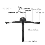 BEXIN Pocket Mini Metal Desktop Tripod Mount Live Broadcast Tripod, BEXIN Pocket