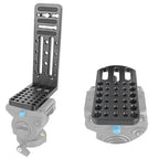 BXIN L130C Universal L-shaped Vertical Clapper SLR Tripod Hydraulic Pan/tilt Quick Release Plate Suitable For Shadow Stabilizer, BEXIN L130C