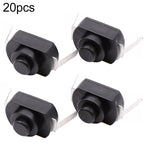 20 PCS YT-1208-YD LED Flashlight Button Switch, Bent Feet, Straight Feet