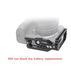 BEXIN for Nikon Z7 / Z6 Push-Pull Type Aluminum Alloy Vertical Shoot Quick Release L Plate Bracket Base Holder, BEXIN for Nikon Z7
