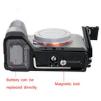 BEXIN Vertical Clapper With Hot Shoe L-shaped Quick-install Plate Can Be Pulled for Sony A7R4, BEXIN for Sony ILCE-7RM4