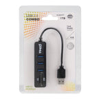 2 in 1 USB 2.0 480Mbps 3 Ports HUB COMBO + Micro SD / T-FLASH SD / SDHC / SDXC Card Reader for Windows XP / Vista / 8.1 / 7 / 8, MAC, etc, USB 2.0 (Black), USB 2.0 (White)