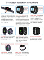 REACHFAR RF-V46-A GPS Smart Tracker WatchBand, Support SOS / Camera / Health Management / 4G LTE / Blood Pressure / Heart Rate, For Asia / Europe / Africa / Australia, RF-V46-A