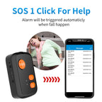V51 A Style IP67 Waterproof 4G LTE 3G 2G GSM Elderly SOS Button Emergency Alarm GPS Tracker For Asia/Europe/Africa/Australia, V51 A Style